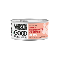 WhiskinGood Wellness Solutions Tuna & Chic w/Cranberry Gravy 70g, 508963, cat Wet Food, WhiskinGood, cat Food, catsmart, Food, Wet Food